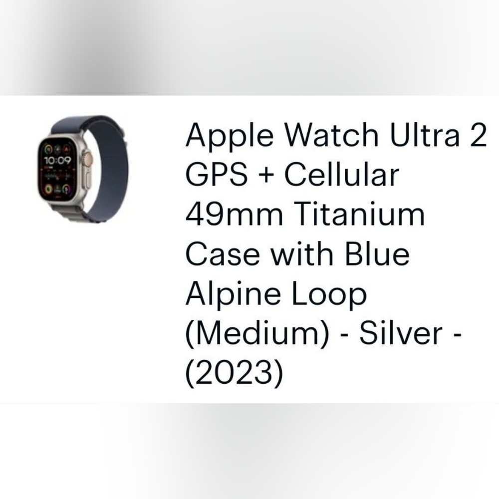 Unlocked 2023 Apple Watch Ultra brand new in box